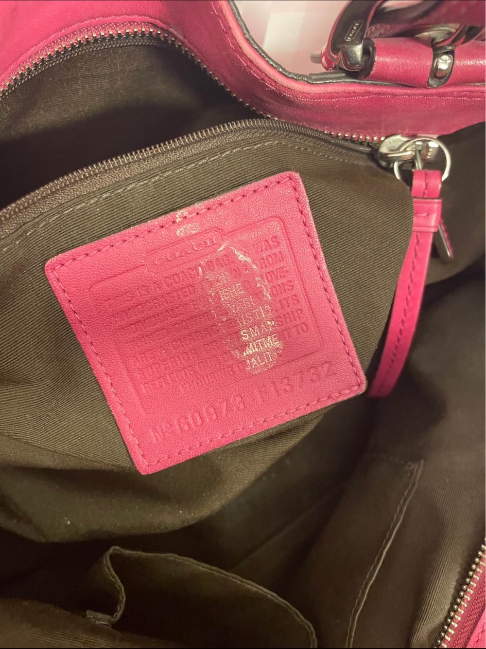 Vintage Coach Pink Leather Soho Tote - Picture 7 of 7